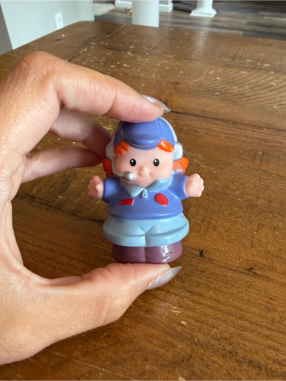Fisher Price Little People helicopter pilot as is